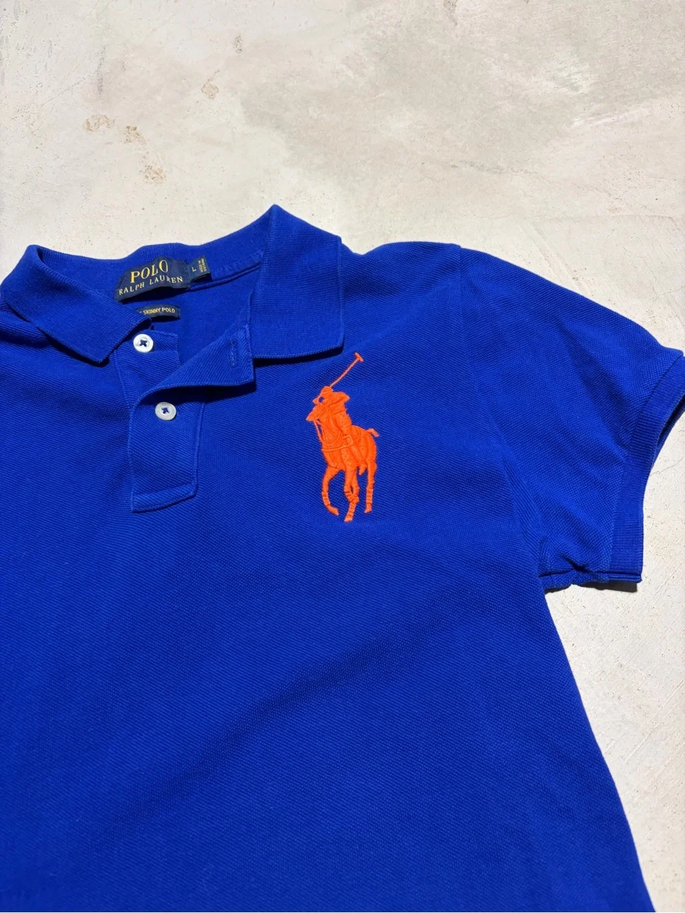 Polo by Ralph Lauren Boys' Royal Blue Polo Shirt big pony large